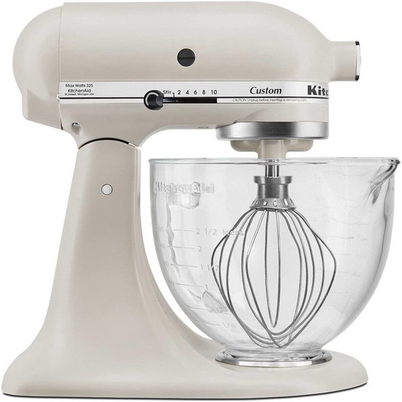 KitchenAid Other - Kitchen Aid 5-Quart Tilt Head Stand Mixer FE Beater Glass Bowl Matte Milkshake